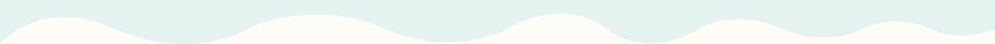 Teal Wavy Bottom Background